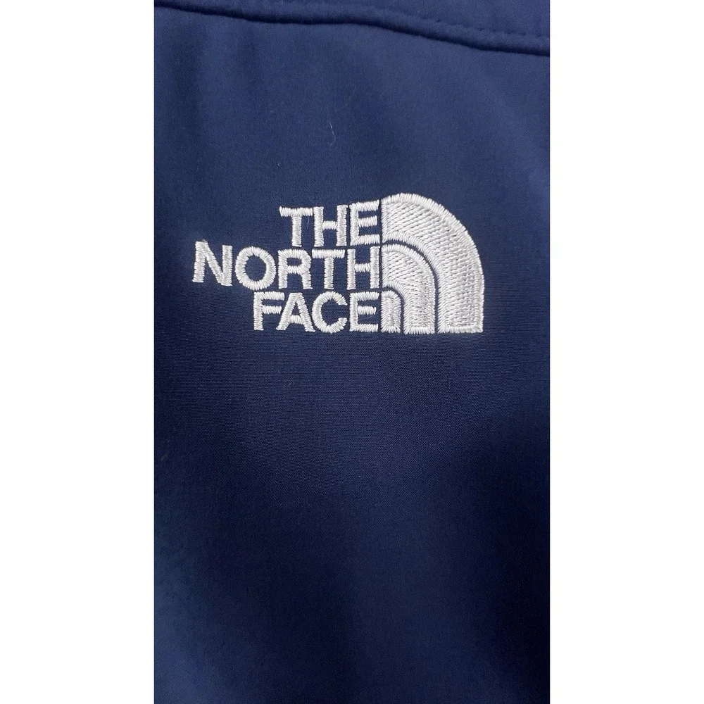 The North Face Jacket Mens XL Apex Bionic Softshell Navy Silicon Valley Bank EUC